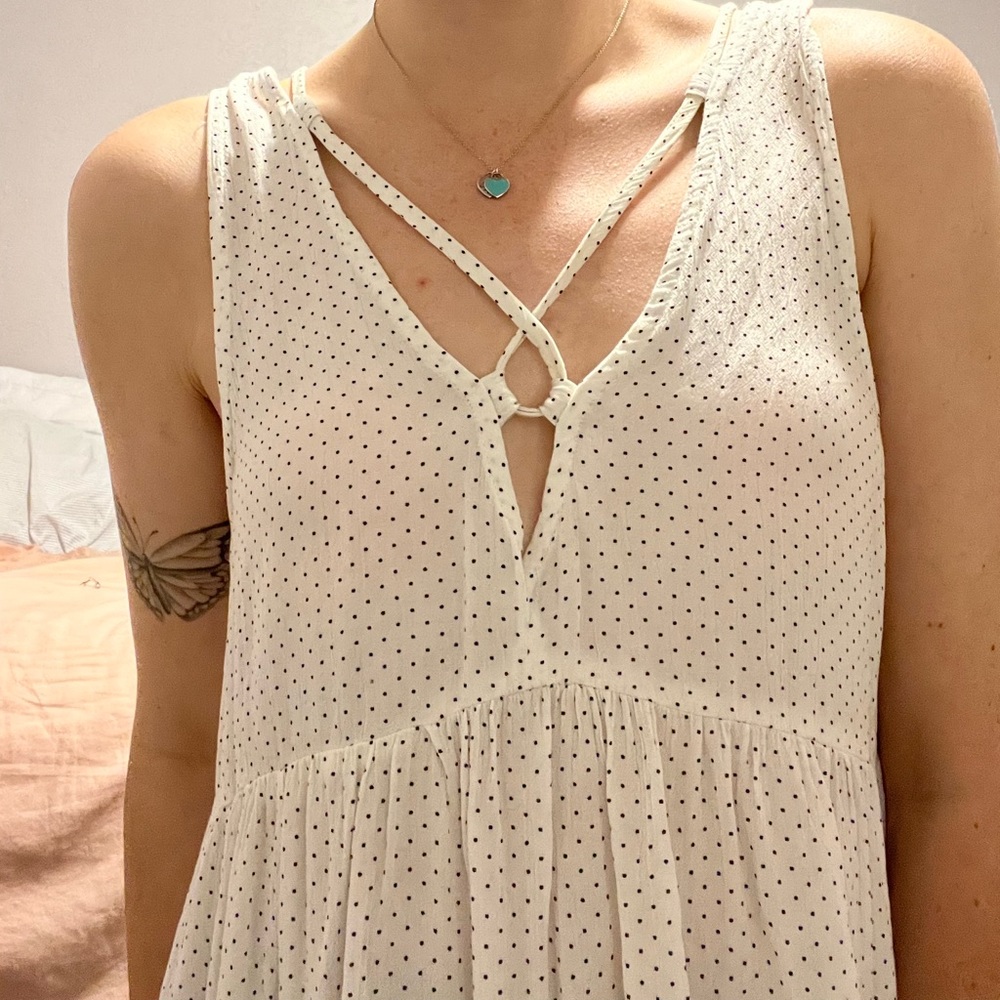 Podka dot babydoll tank